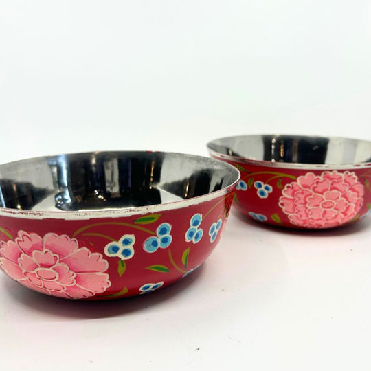 Hand Painted Stainless Steel Bowl (Large)