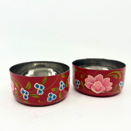 Hand Painted Stainless Steel Katori Bowl