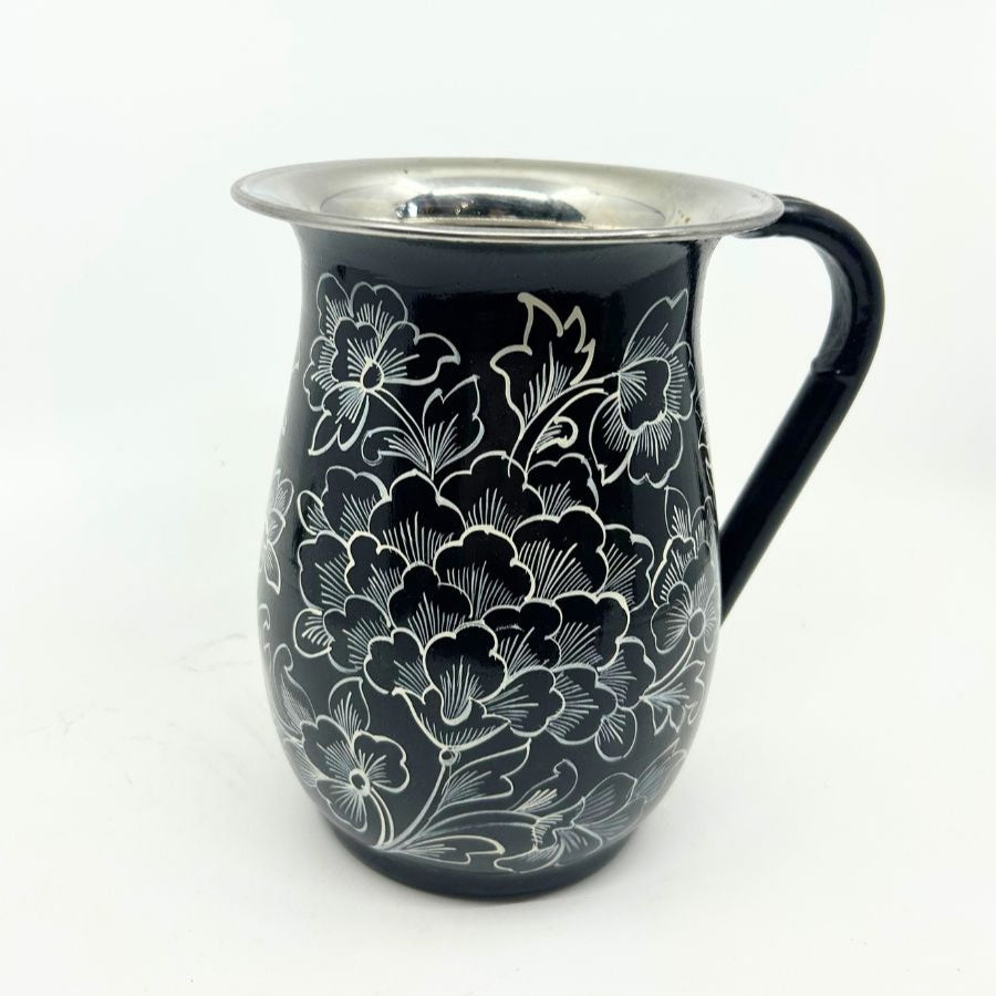 Hand Painted Stainless Steel Pitcher