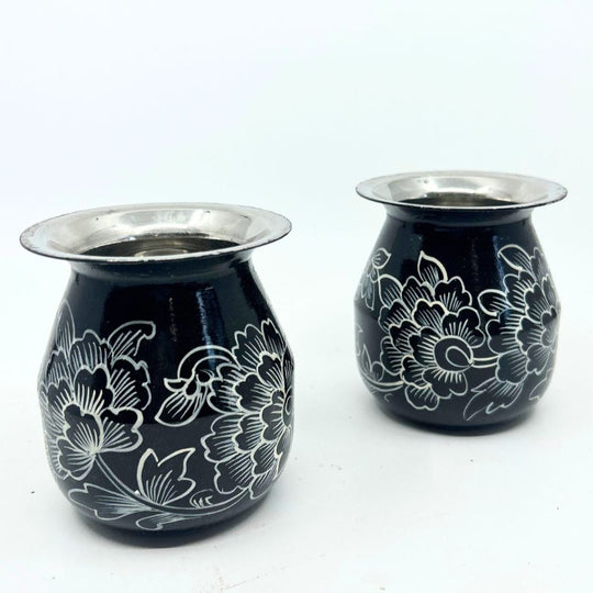 Hand Painted Stainless Steel Mini Water Pot