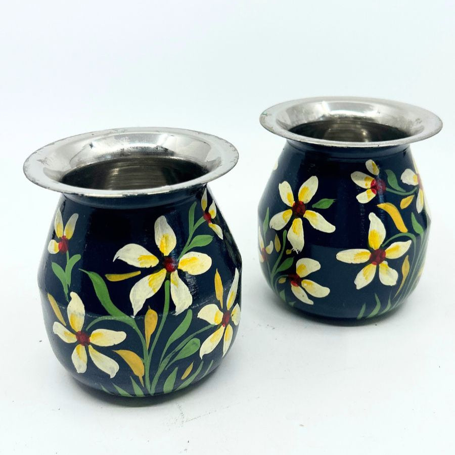 Hand Painted Stainless Steel Mini Water Pot