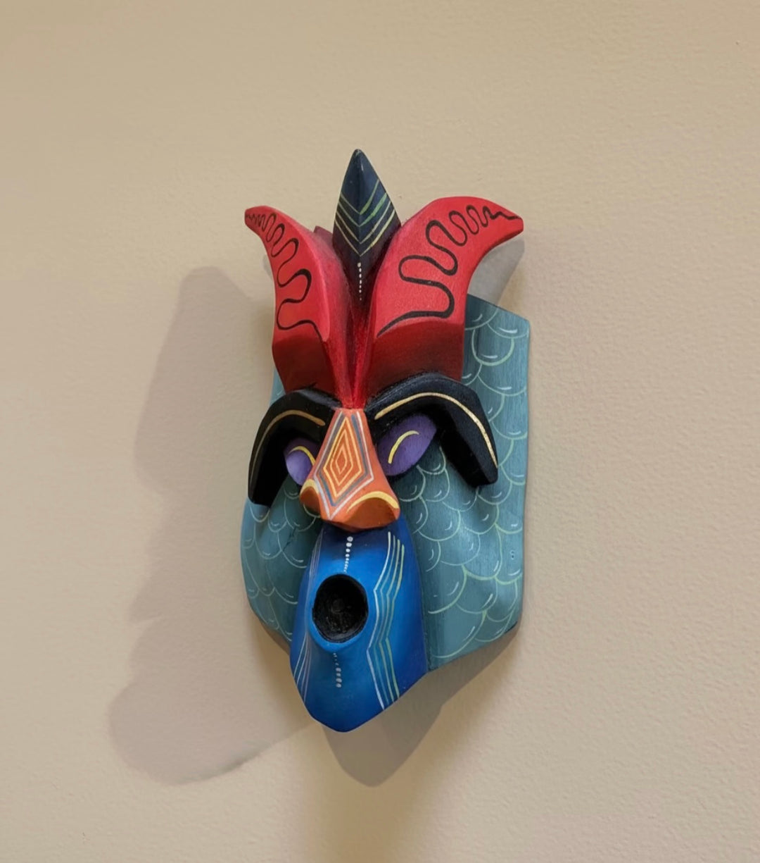 Costa Rican Balsa Wood Mask - X-Small
