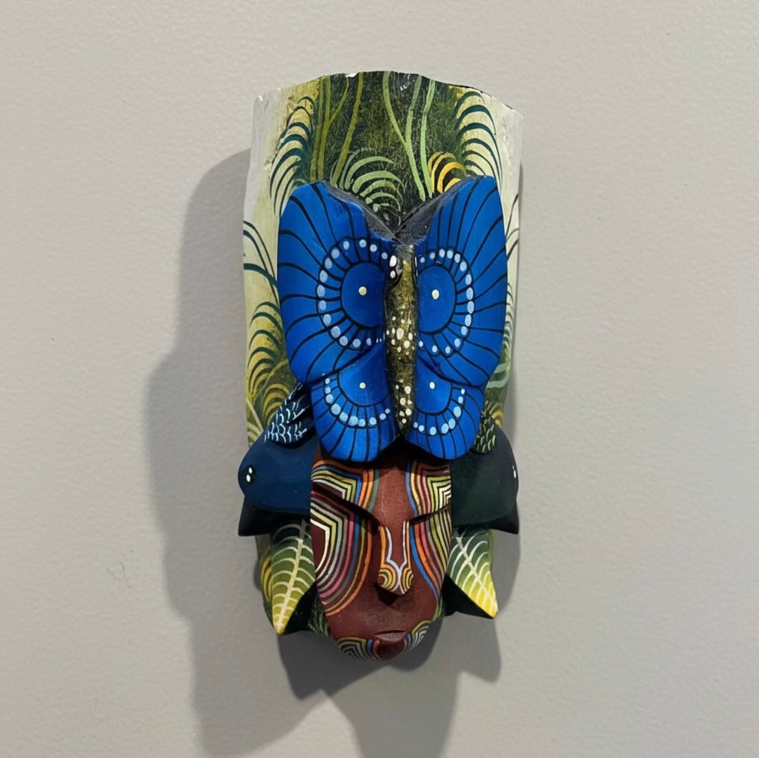 Costa Rican Balsa Wood Mask - X-Small