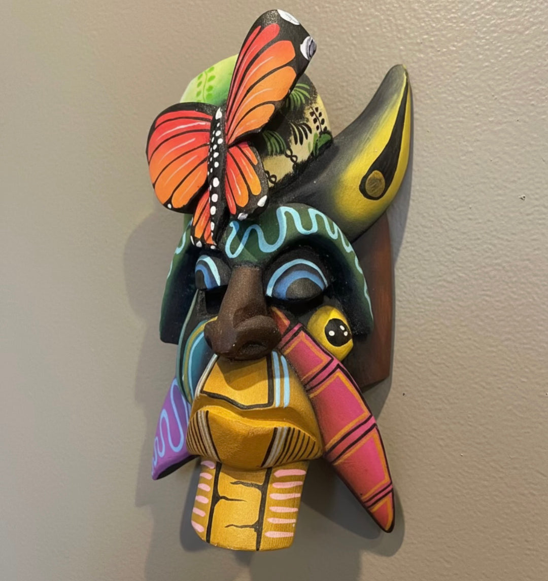 Costa Rican Balsa Wood Mask - X-Small