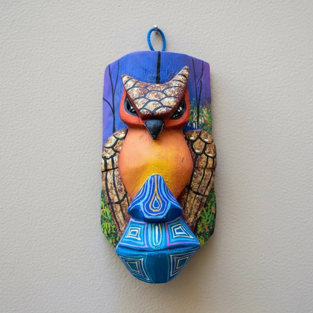 Costa Rican Balsa Wood Mask - X-Small