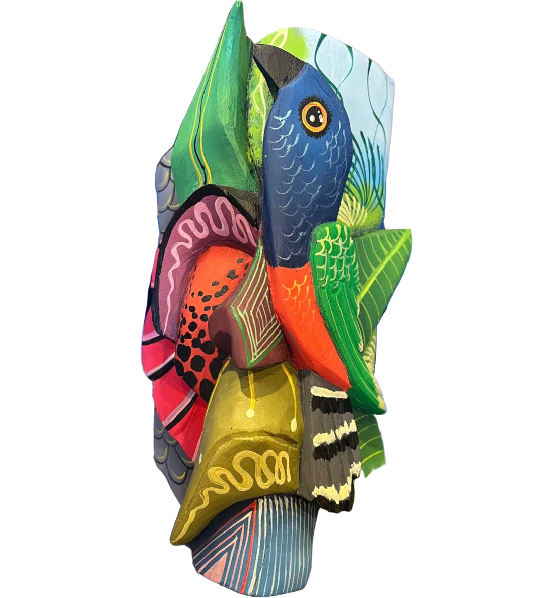 Costa Rican Balsa Wood Mask - X-Small