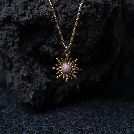 Collier Arbre de Vie Plaqué Or - Turquoise