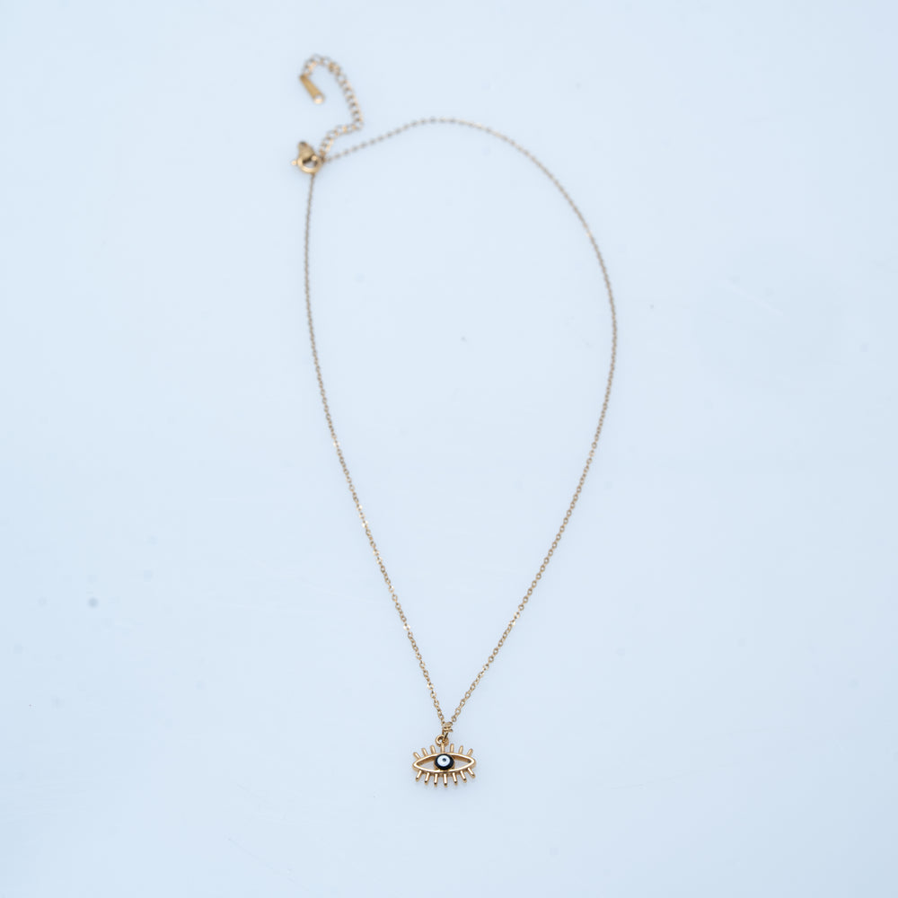 Collier Arbre de Vie Plaqué Or - Turquoise