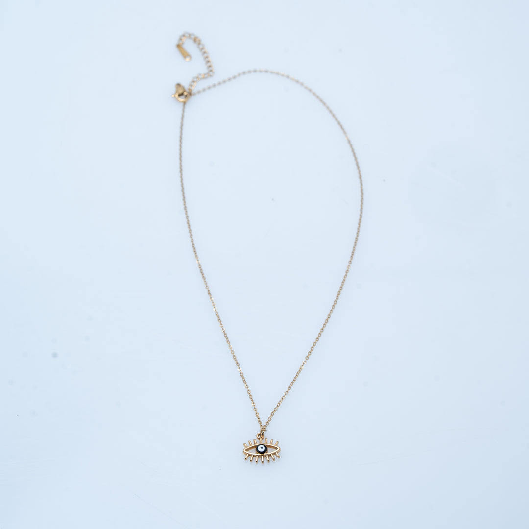 Collier Arbre de Vie Plaqué Or - Turquoise