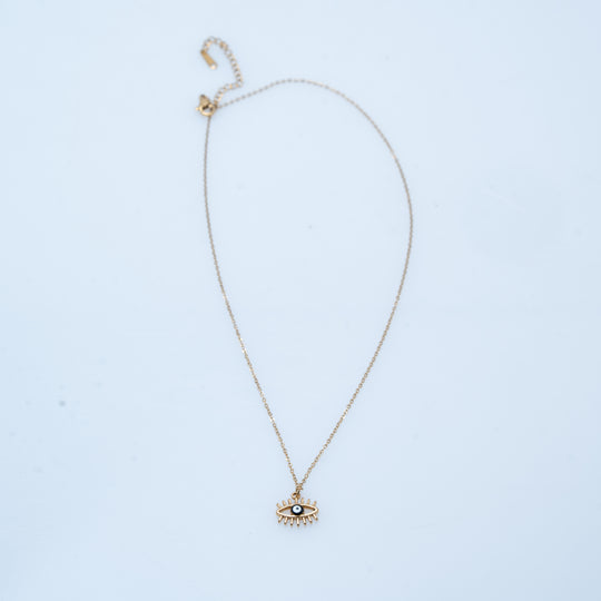 Collier Arbre de Vie Plaqué Or - Turquoise