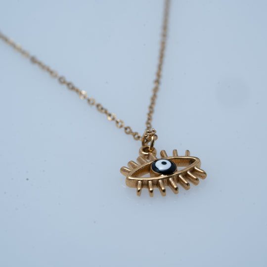 Collier Arbre de Vie Plaqué Or - Turquoise