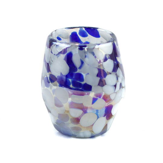 Blue White Dot Lustre