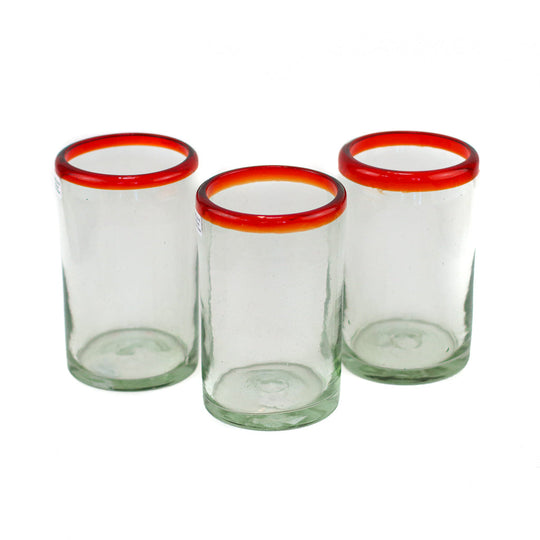 Verre à eau mexicain, rebord classique, 5"