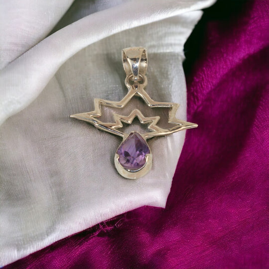Pendentif Améthyste Starburst