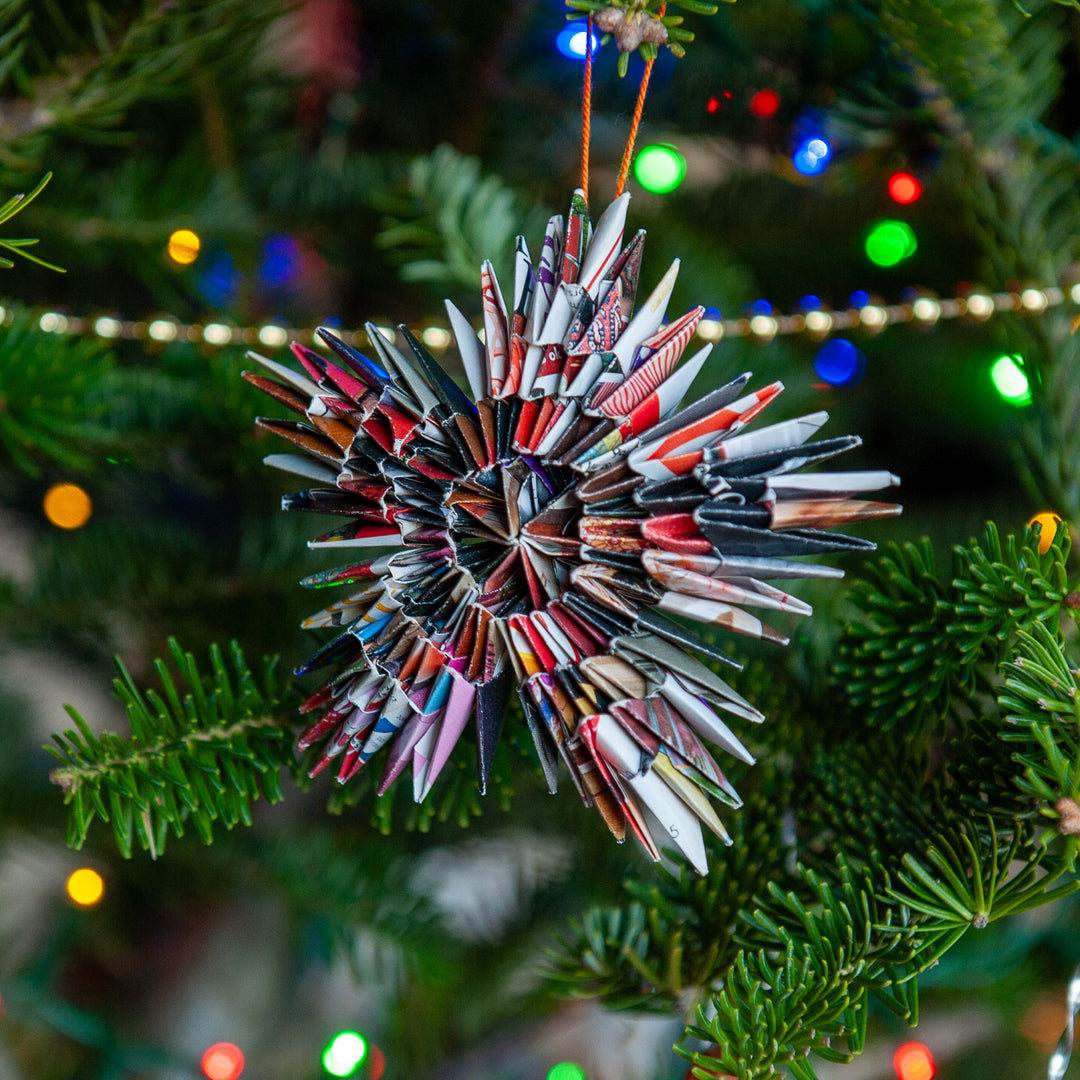Paper Star Ornament