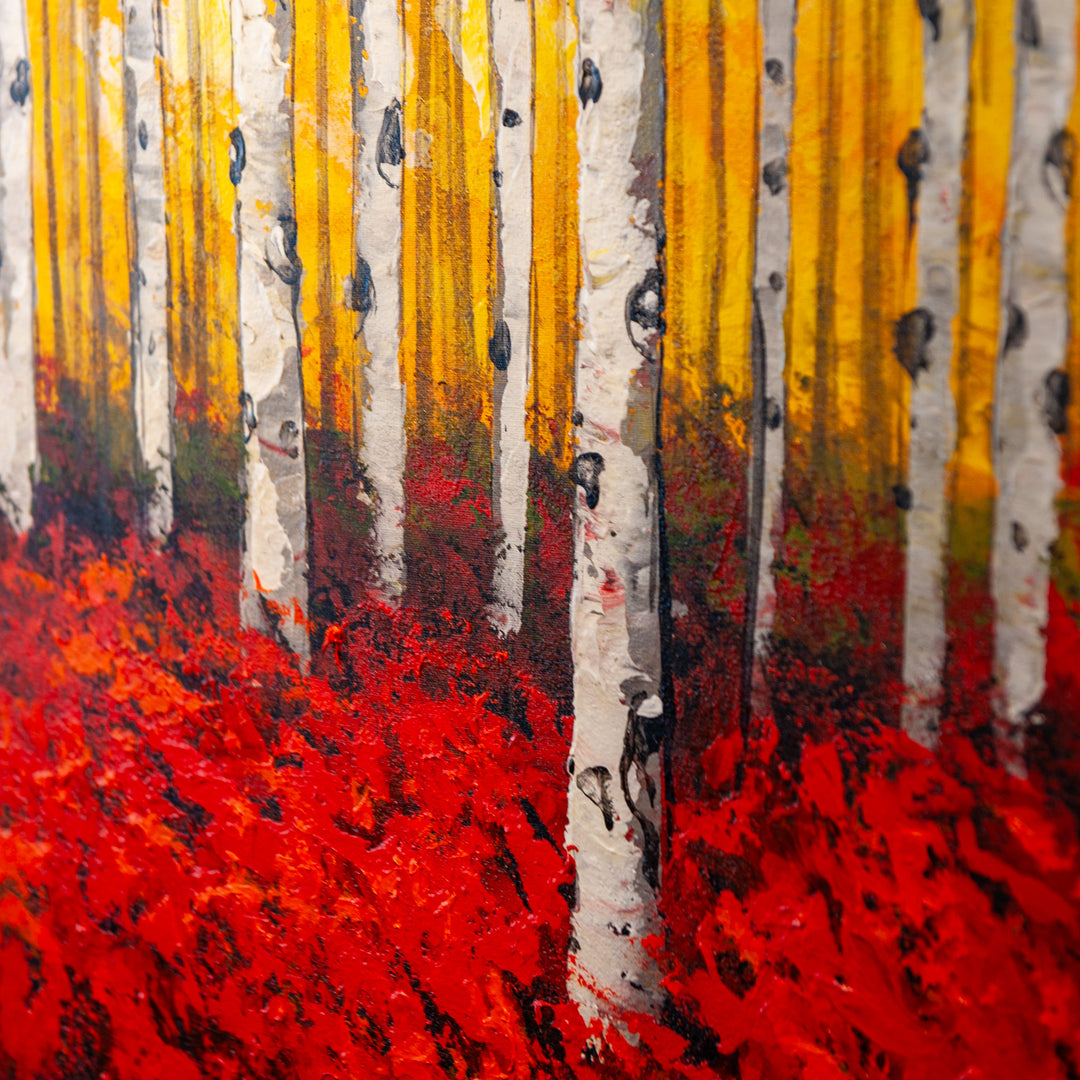 Forest a Flame - Painting