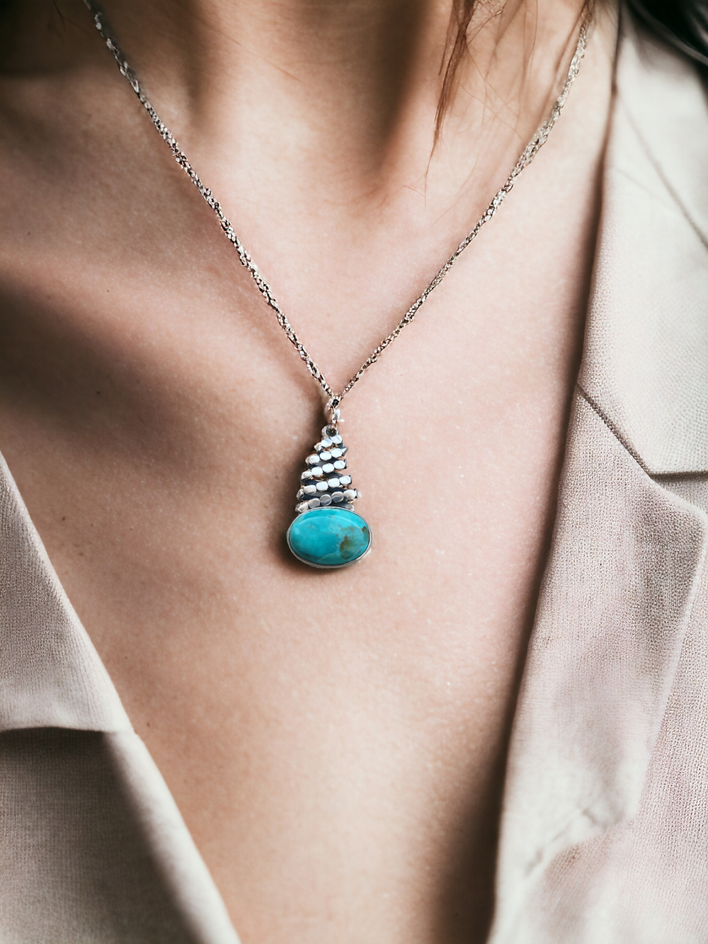 Turquoise Wrap Pendant