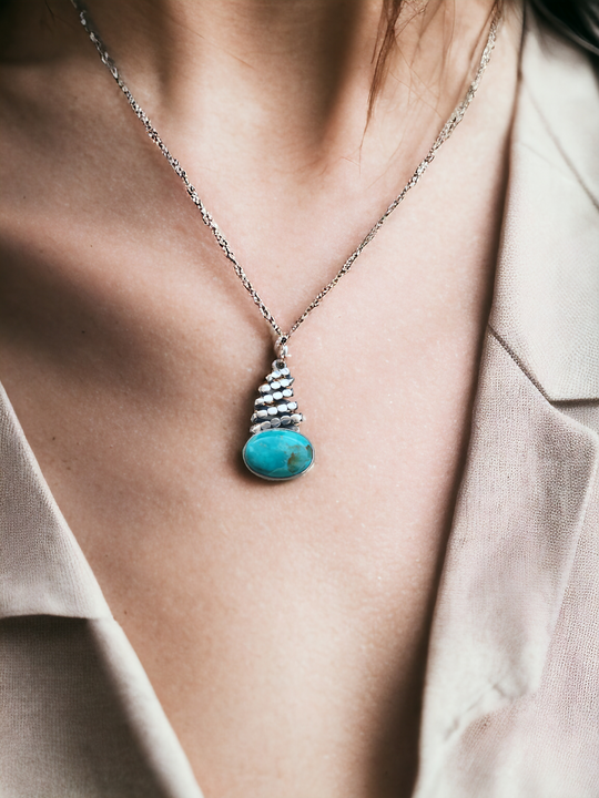 Turquoise Wrap Pendant