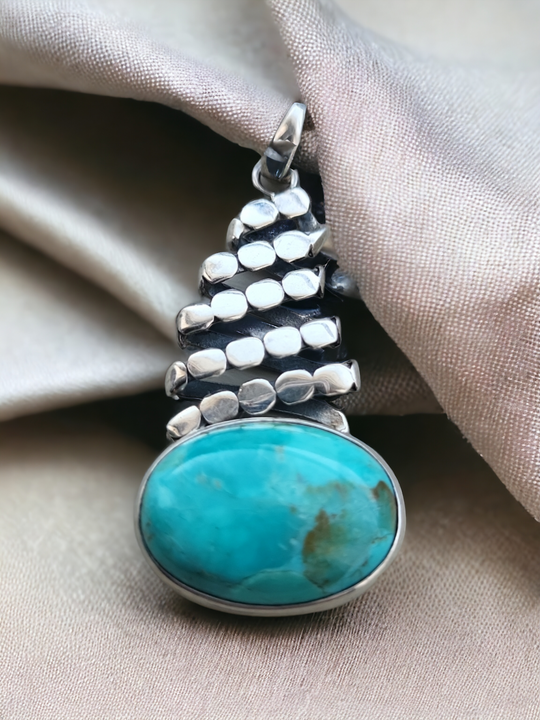 Turquoise Wrap Pendant