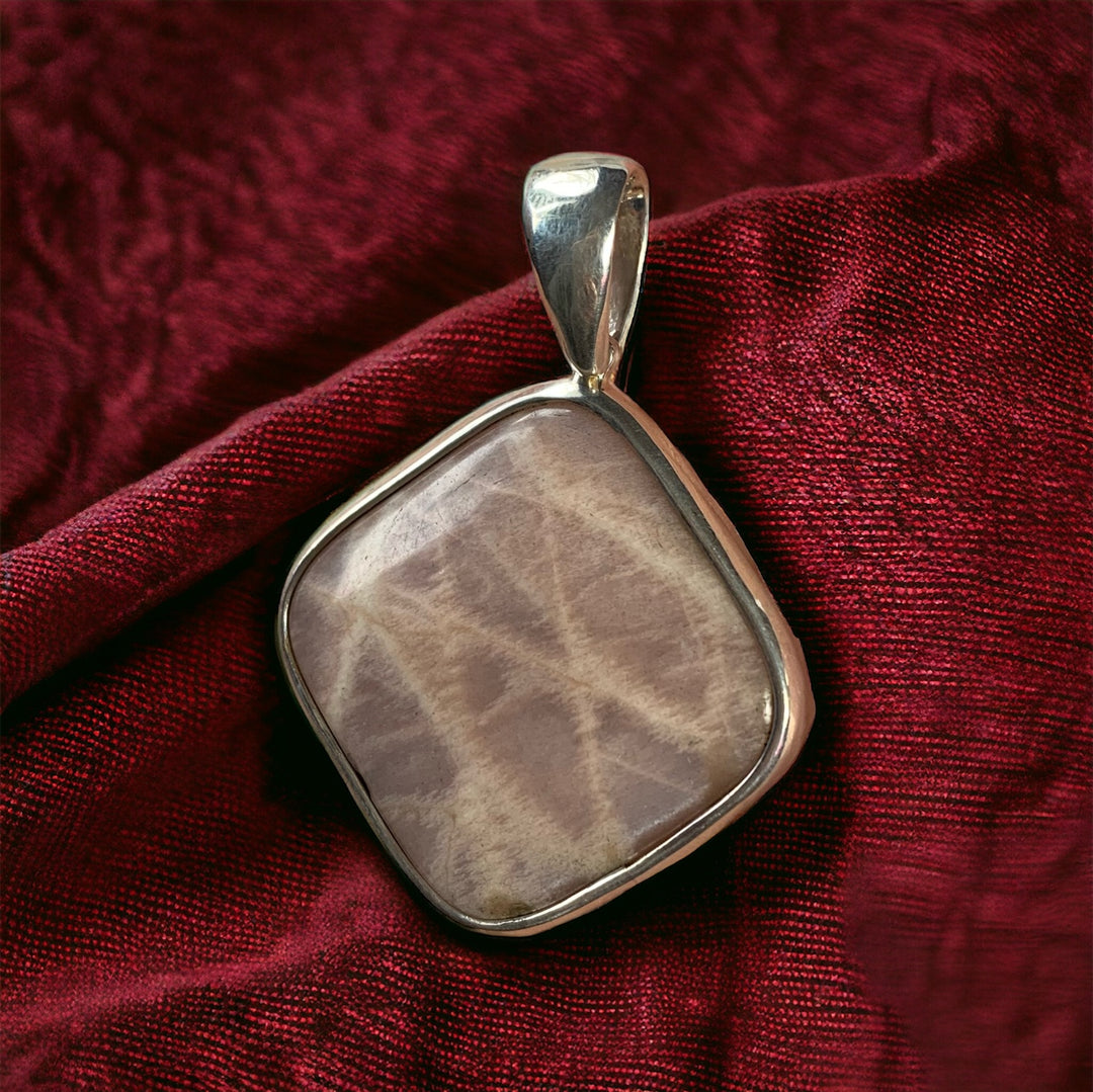 Indo Petalite Sterling Silver Pendant