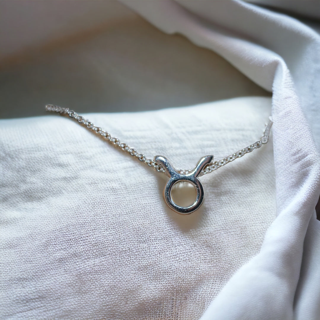 Zodiac Charm Necklace- Taurus
