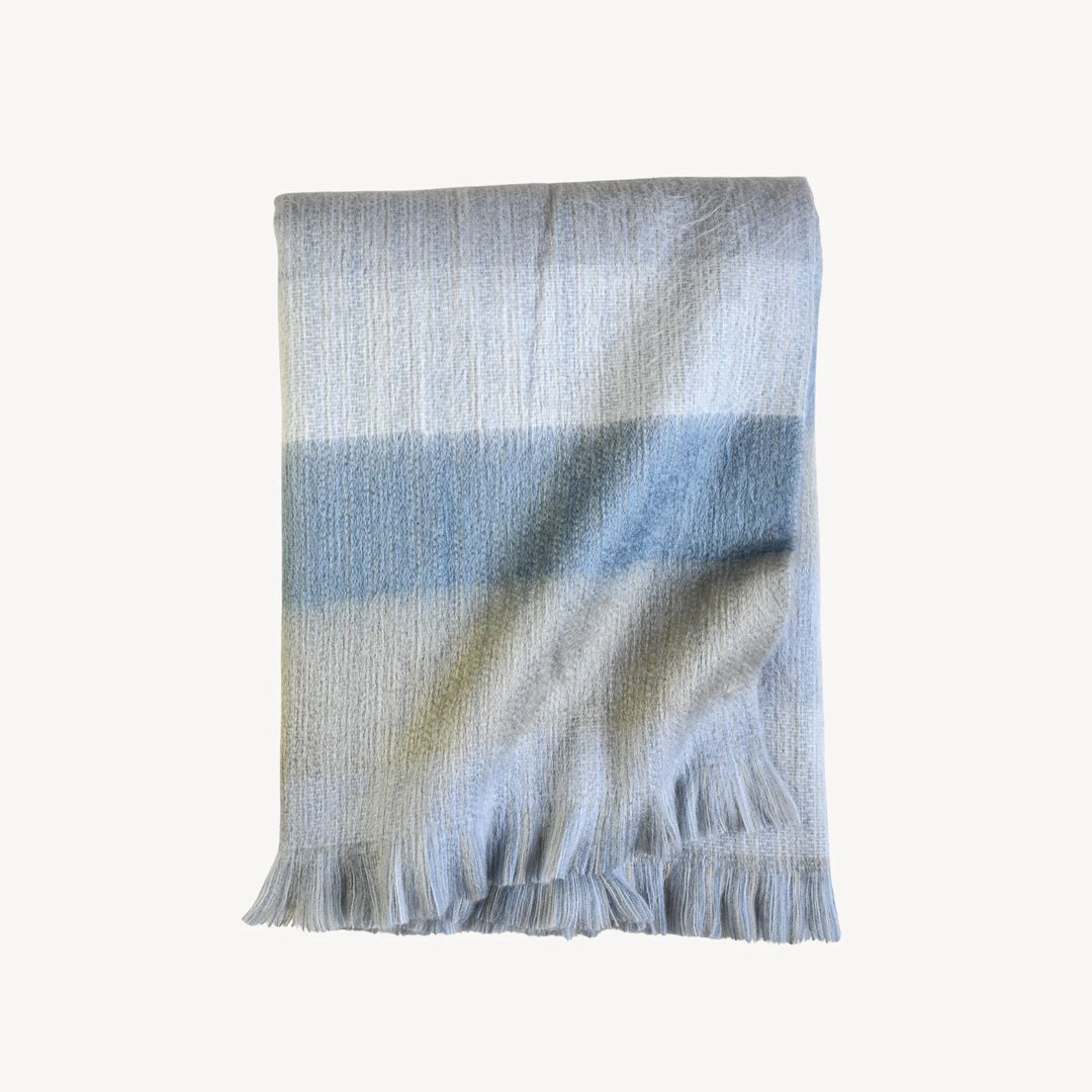Alpaca Double Blanket - Mussel Mood