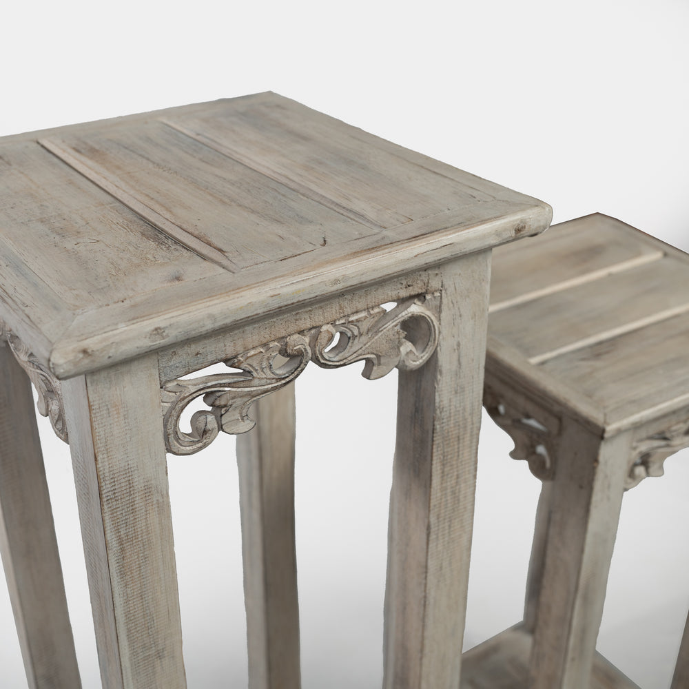 Table de chevet style 'Radio' en teck