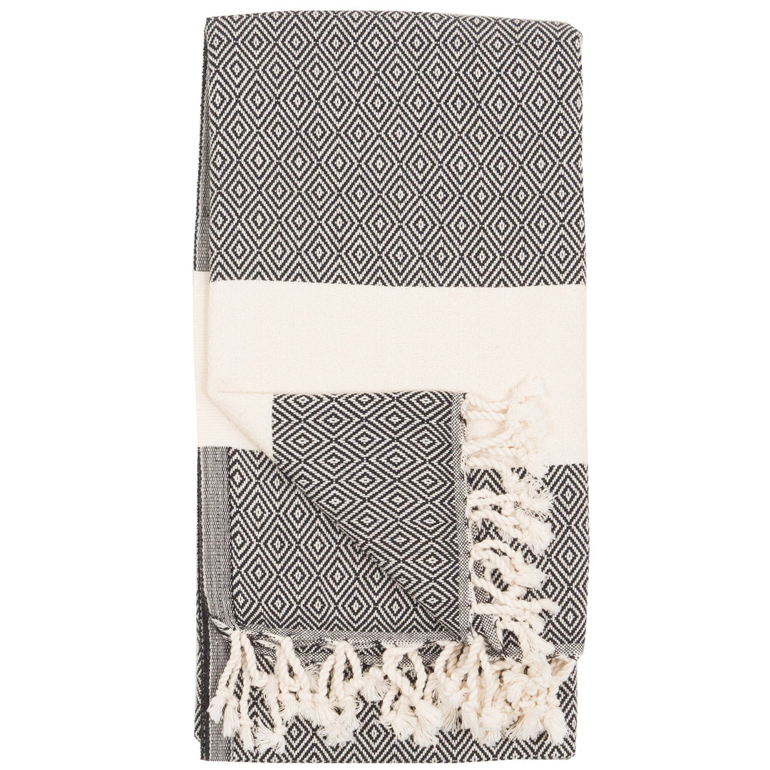 Serviette Turque - Diamant - Marine