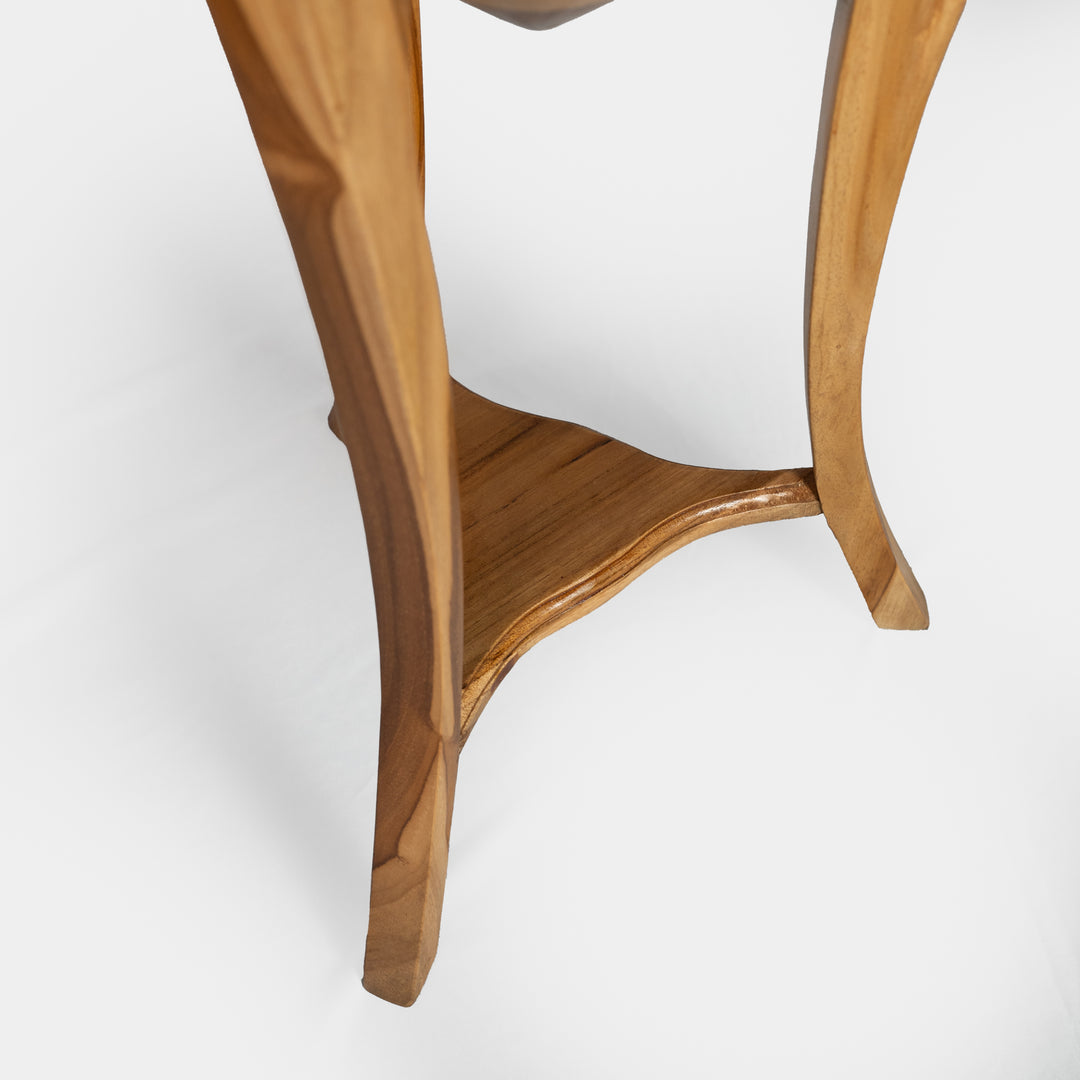 Teak Plant Stand - Natural