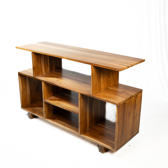 Table d'appoint en teck récupéré