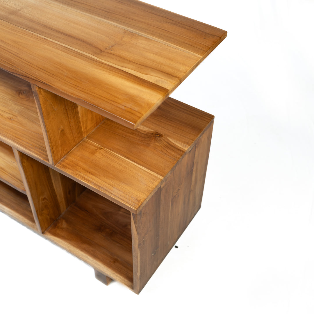 Table d'appoint en teck récupéré