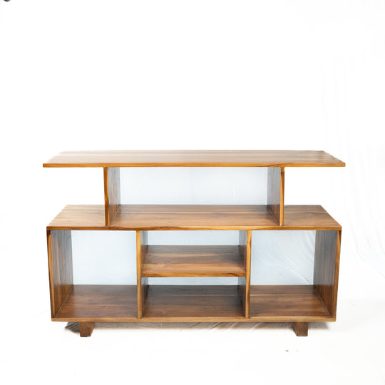 Table d'appoint en teck récupéré