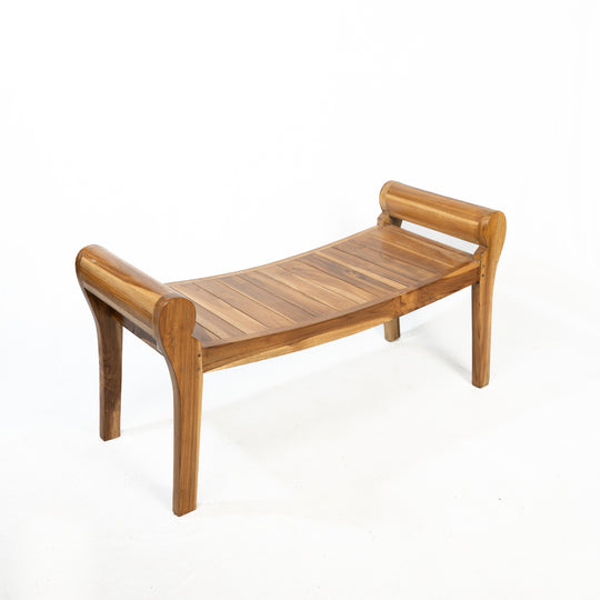 Table d'appoint en teck récupéré