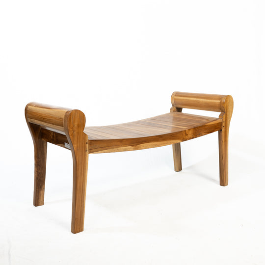 Table d'appoint en teck récupéré