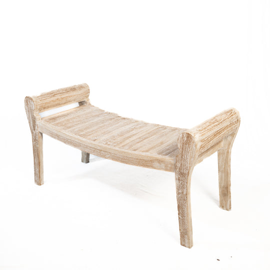 Table d'appoint en teck récupéré