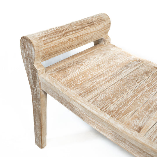 Table d'appoint en teck récupéré