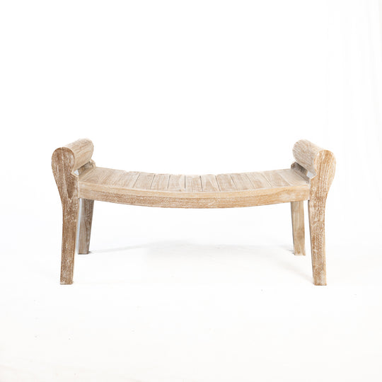 Table d'appoint en teck récupéré