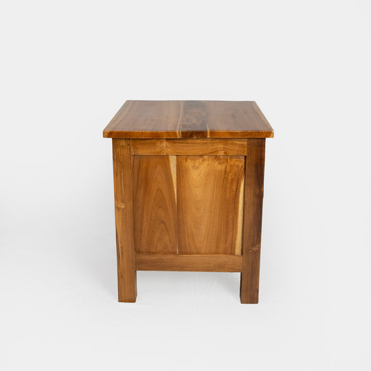 Table d'appoint en teck récupéré