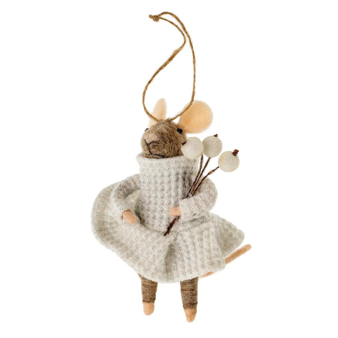Winter White Wendy - Christmas Ornament