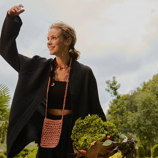 Crinkle Crop Palazzo Pant - Taille unique - Noir