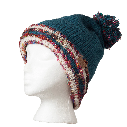 Mariposa Pompom Hat