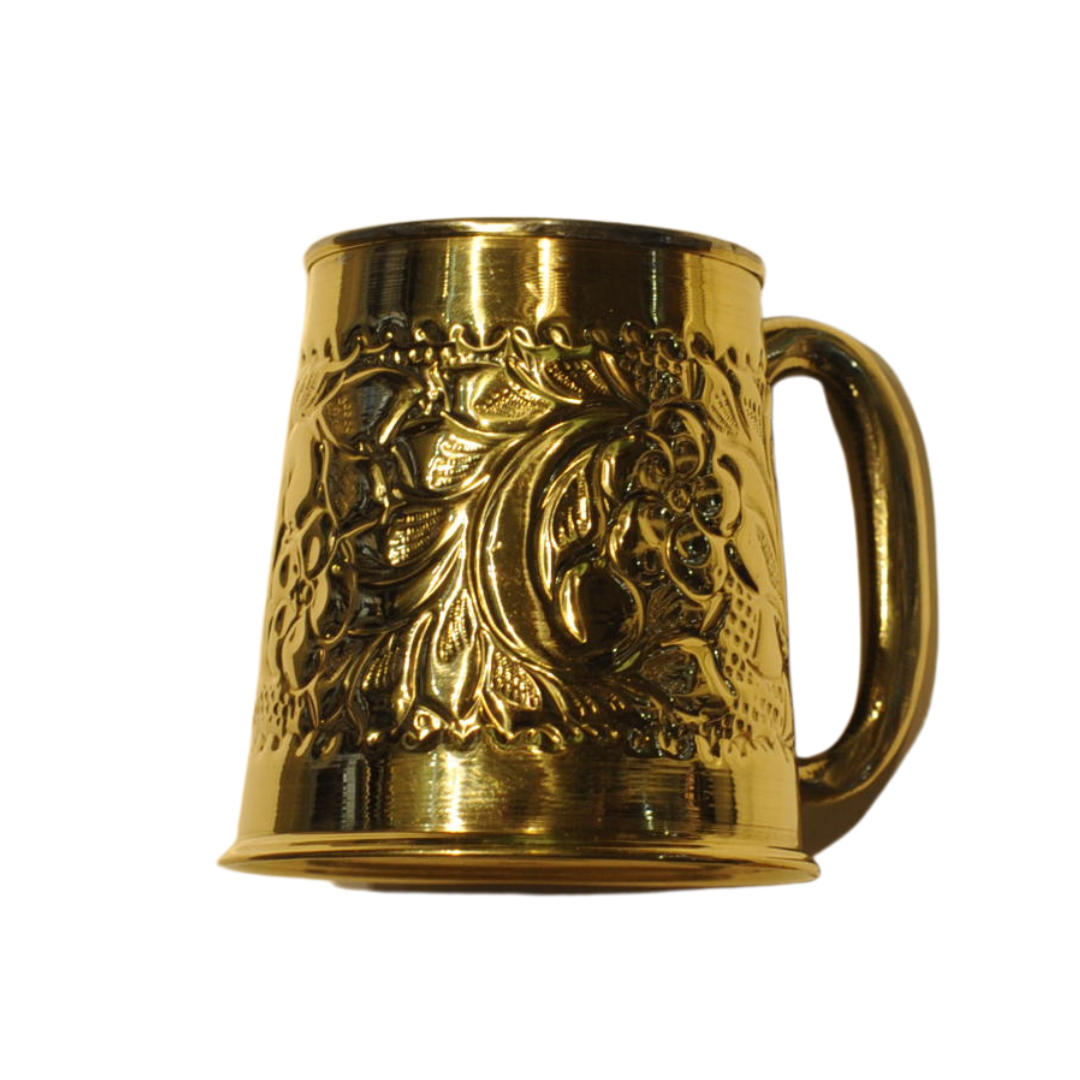Egyptian Ornate Brass Mug - Ornate
