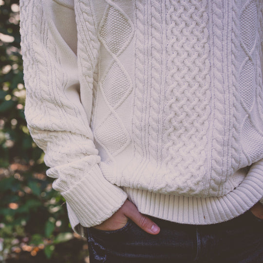 Pull de pêcheur en coton