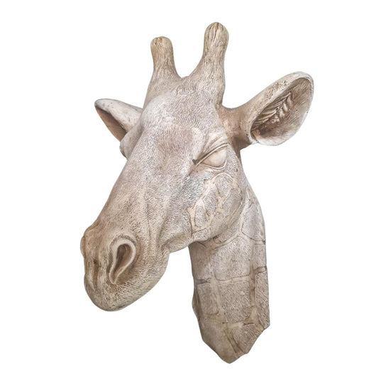 Tête de girafe mexicaine en résine