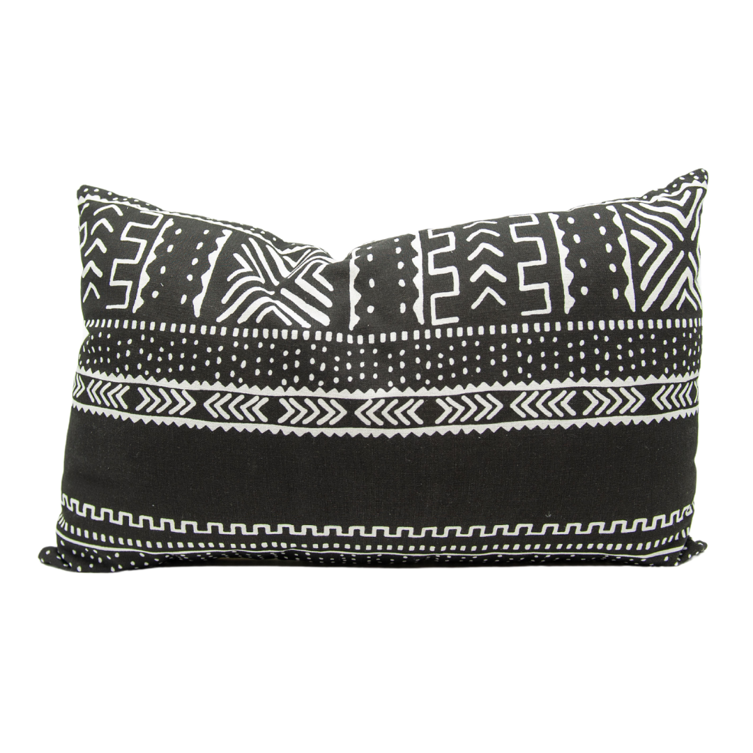 Abstract Patterned Oblong Pillow