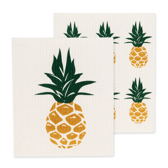 Swedish Dishcloth - Pineapple - Set of 2