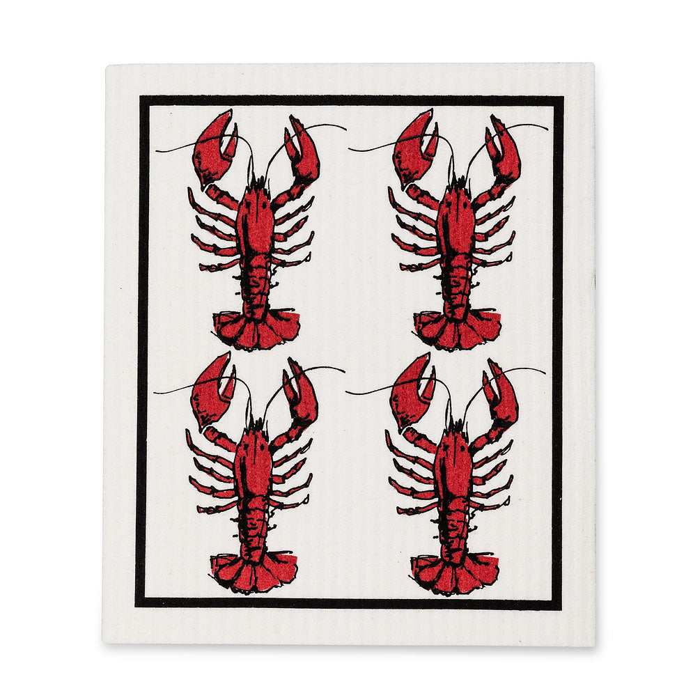 Torchon Suédois - Homard - Lot de 2