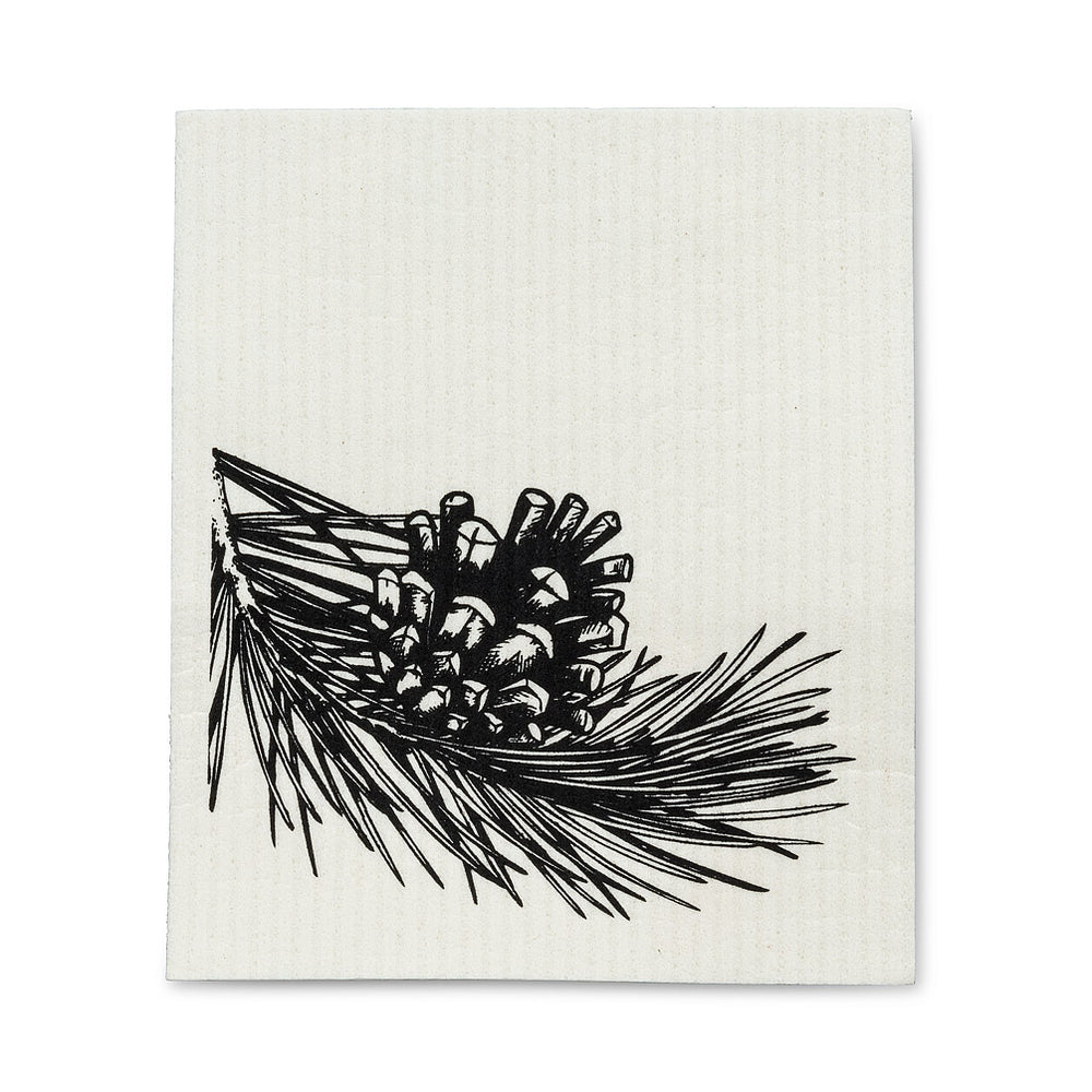 Swedish Dishcloth - Pinecone & Branch - Set of 2