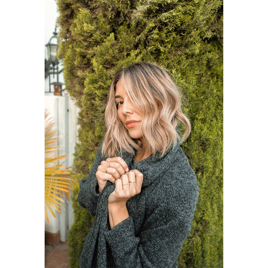 Mia Alpaca Sweater - Dark Grey