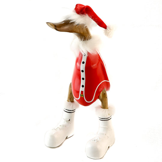 Bamboo Root Mrs. Claus Duck